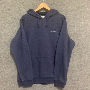 Columbia Mens Size Large Pullover Long Sleeve Hoodie Blue